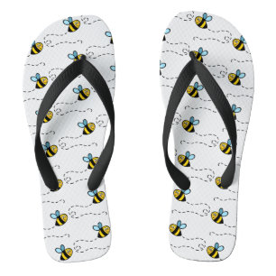 Tongs Boucles de Motif Bumblebee
