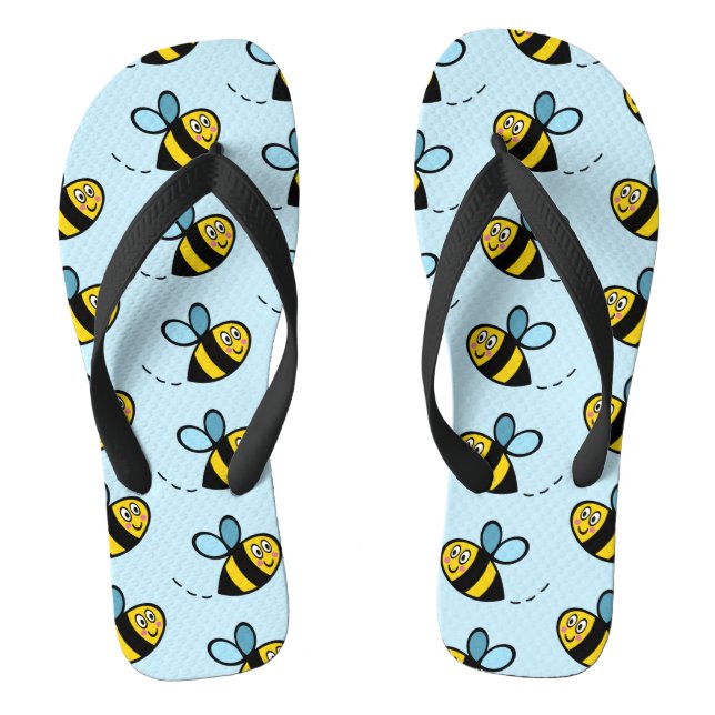 Tongs Boucles de Motif Bumblebee (Semelle)