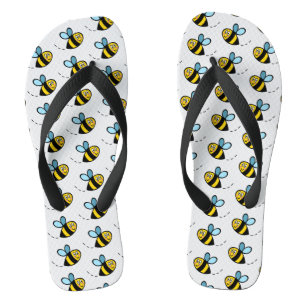 Tongs Boucles de Motif Bumblebee
