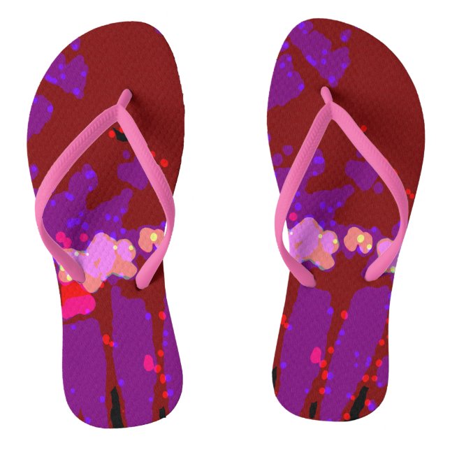 Tongs Bougainvillée Totalement Abstraite (Semelle)