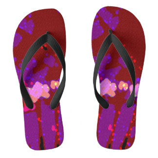 Tongs Bougainvilliers totalement Abstraits