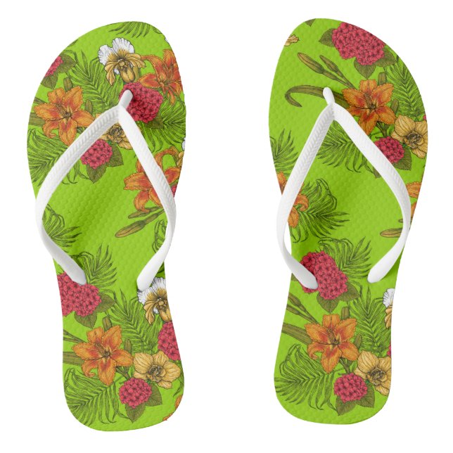 Tongs Bouquet tropical (Semelle)