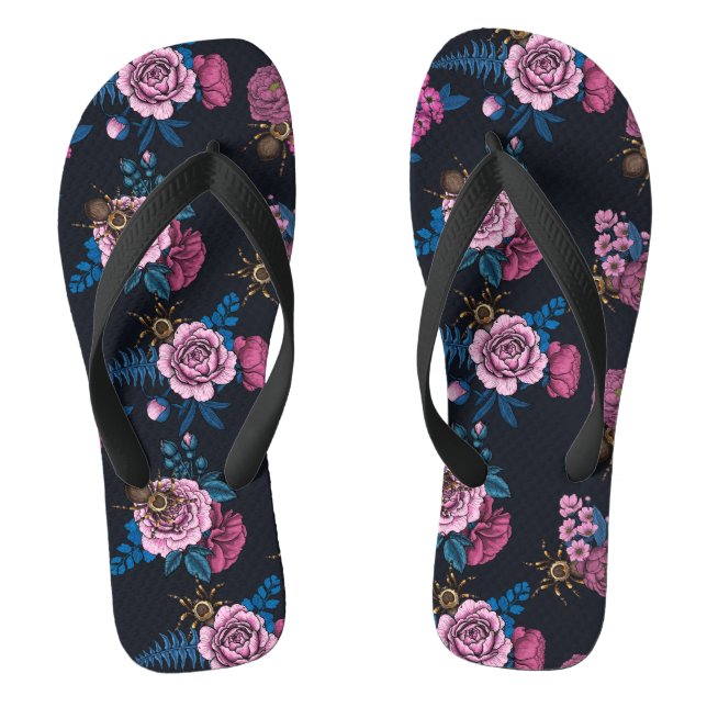 Tongs Bouquets et tarentule 2 (Semelle)