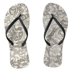 Tongs Bouton de bachelier en damas antique de William Mo