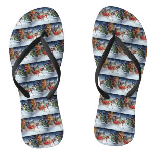 Tongs Boxeur Saison des Fêtes de Noël