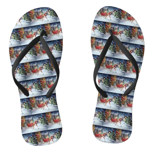 Tongs Boxeur Saison des Fêtes de Noël (Semelle)
