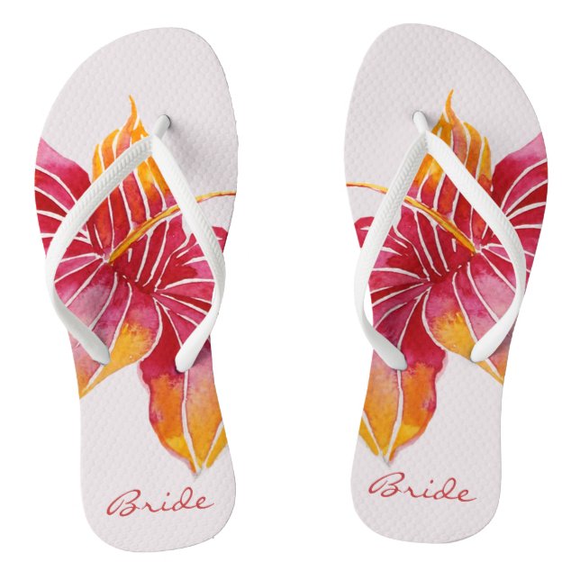 Tongs Bride Floral Hawaiian Flip Flops (Semelle)