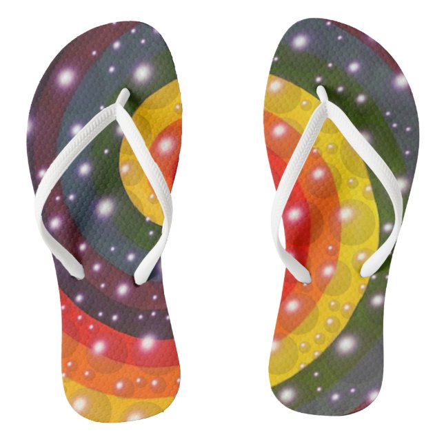 Tongs Bubbles et Perles FlipFlops Tourbillon Arc-en-ciel (Semelle)