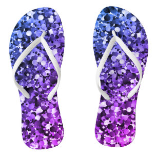 Tongs Bulle bleue et violette