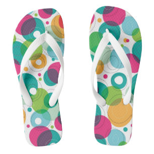Tongs Bulles rondes pour enfants motif
