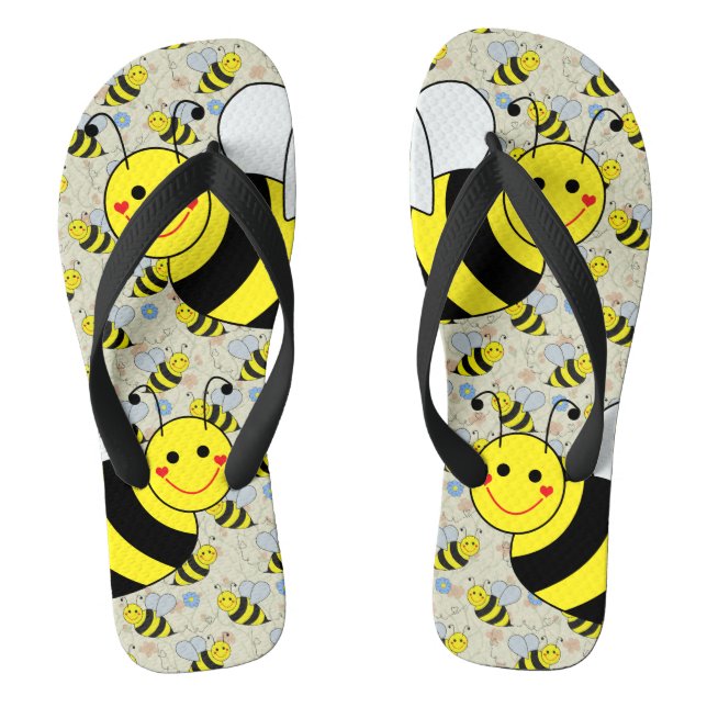 Tongs Bumble Bee avec Motif (Semelle)