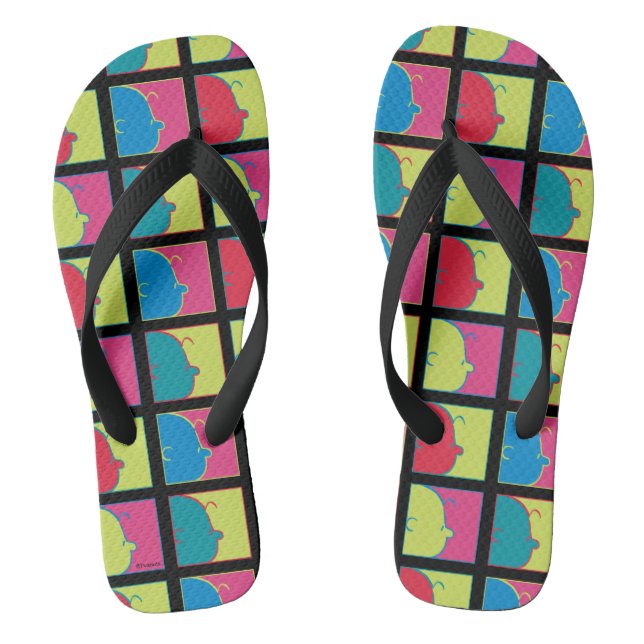 Tongs cacahuètes | Pop Art Charlie Brown (Semelle)