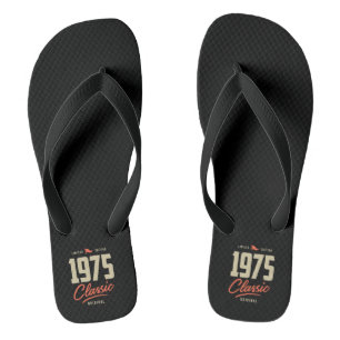 Tongs Cadeau classique d'anniversaire 1975