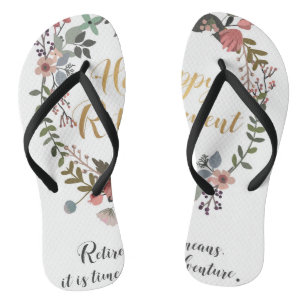 Tongs Cadeau de Félicitations pour une Bonne Retraite