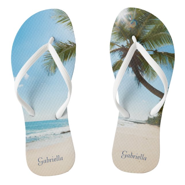 Tongs Calme Plage Calme Palm Tree Flip Flops (Semelle)