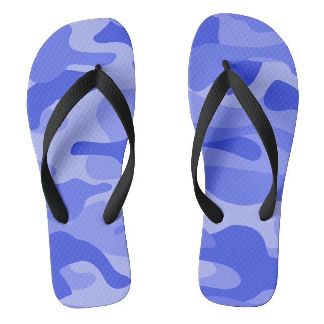 Tongs Camo Monocolore Bleu de Cornflower (Semelle)
