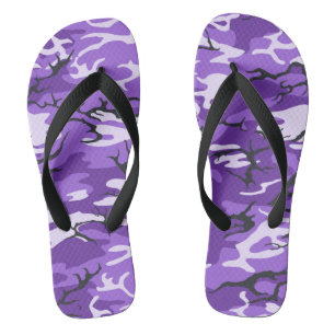 Tongs Camo pourpre