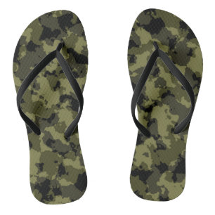 Tongs Camouflage de style militaire