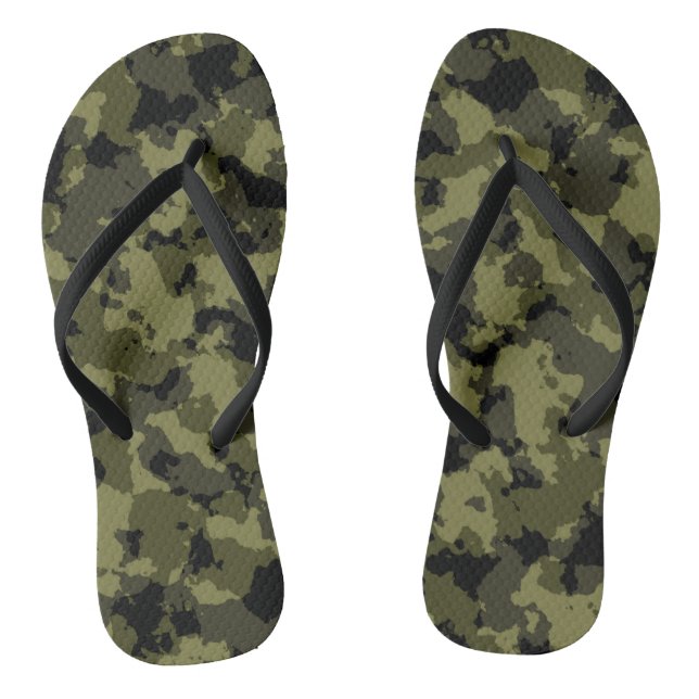 Tongs Camouflage de style militaire (Semelle)