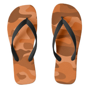 Tongs Camouflage Monocolore Orange Espagnol