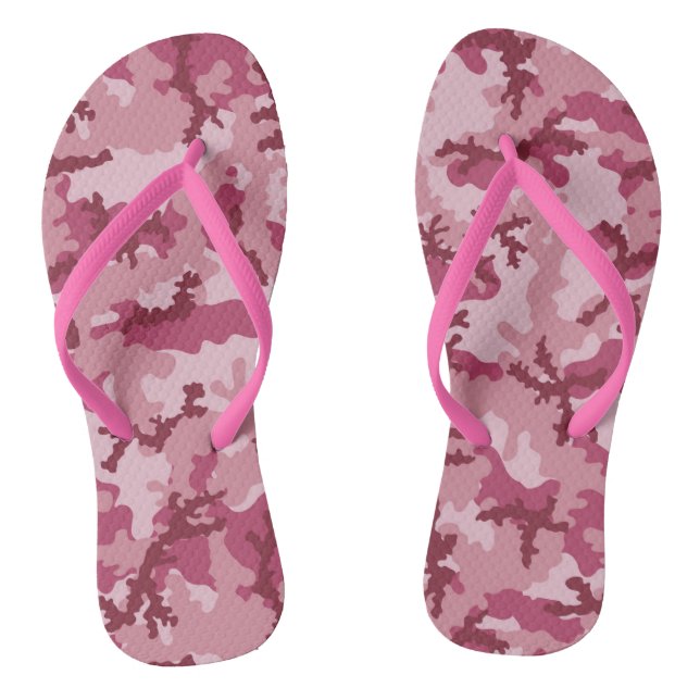 Tongs Camouflage rose (Semelle)
