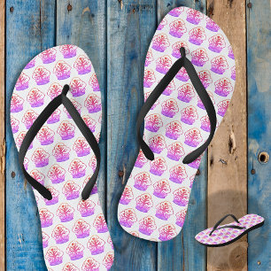 Tongs Caraïbes CHEMIS-TREE plage arbre blanc noir 