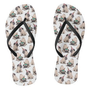 Tongs Carlins de chiots Aspirant Motif de l'Unicorne