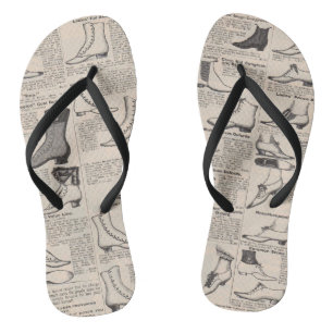 Tongs Catalogue publicitaire de chaussures anciennes