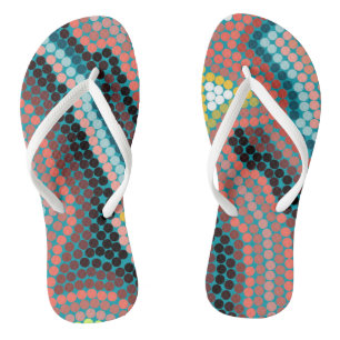 Tongs Cercles mosaïques