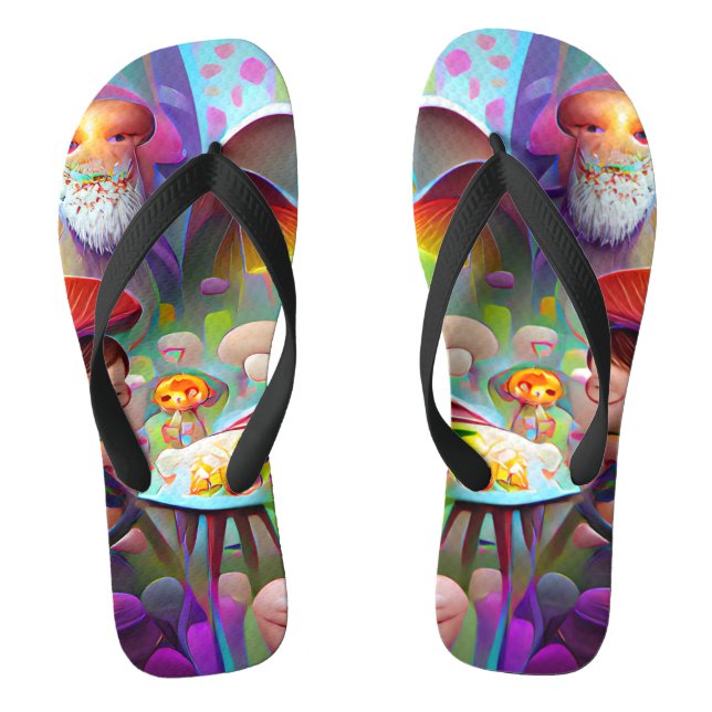 Tongs Champignons et Féeries Flip Flops personnalisés (Semelle)