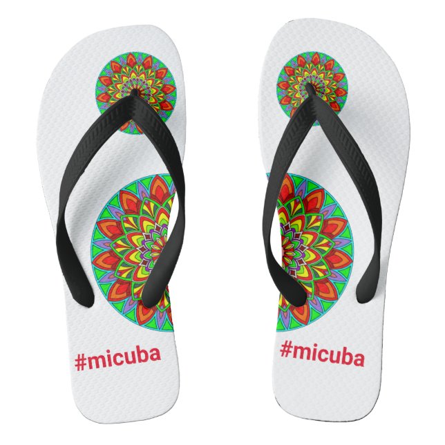 Tongs chanchetas logo#micuba (Semelle)