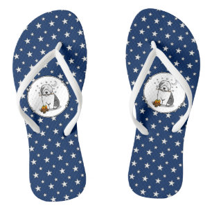 Tongs Chatte chien randonneur Camper Vieux anglais Sheep