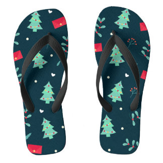 Tongs Chaussettes motif de Noël