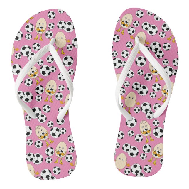 Tongs Chaussettes Motifs de soccer Egghead (Semelle)