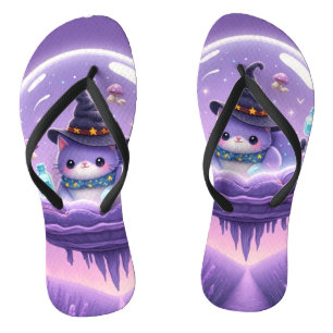 Tongs Chaussures à semelles compensées Kawaii Sorcière B