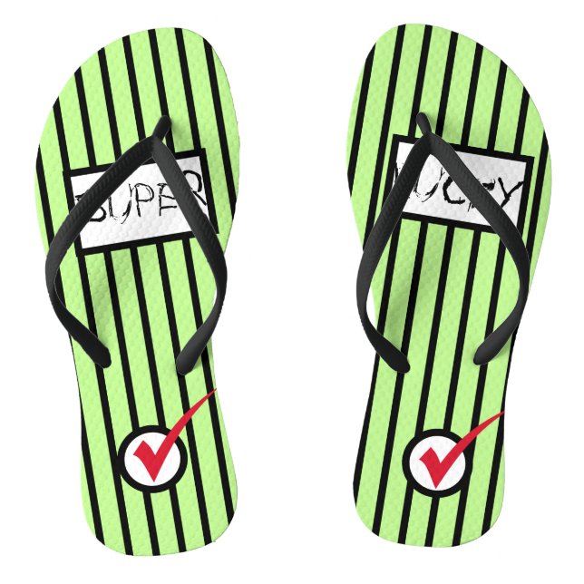 Tongs Chaussures à semelles compensées Super Lucky Check (Semelle)