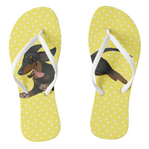 Tongs Chaussures de chien de saucisse de bascules