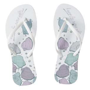 Tongs CHAUSSURES mariages   Coquillages modernes Dusty B