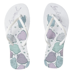 Tongs CHAUSSURES mariages Coquillages modernes Lilac D