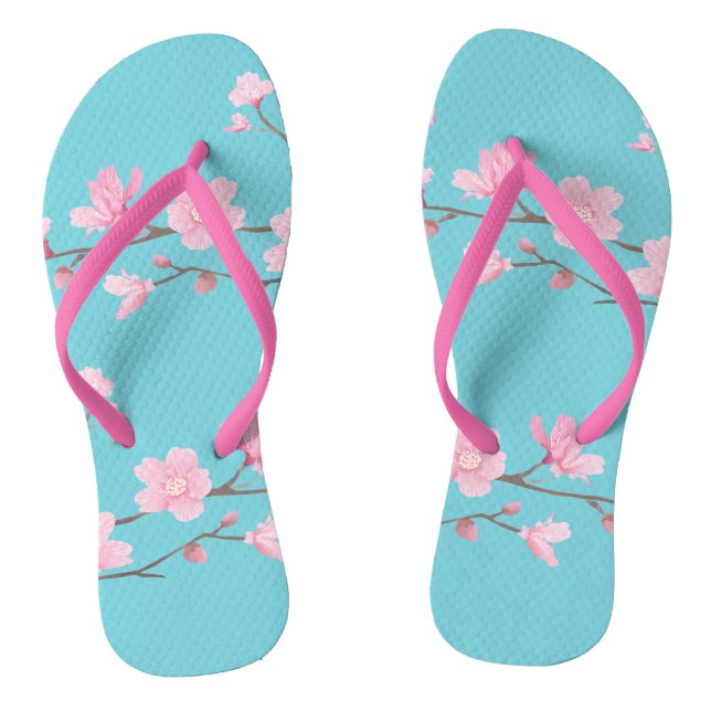 Tongs Cherry Blossom - Robin bleu oeuf (Semelle)