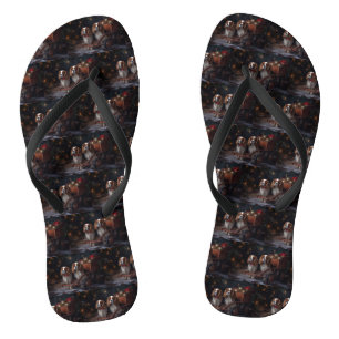 Tongs Chesapeake Bay Terrier Snowside Noël