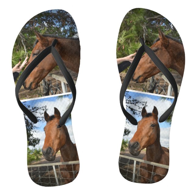 Tongs Chevaux Brown, (Semelle)