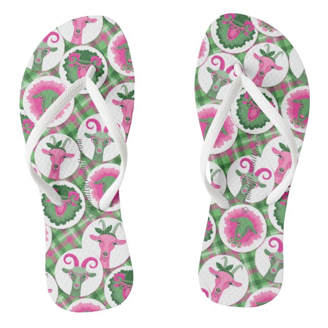 Tongs Chèvres Hipster | par TotallyGoatally™ (Semelle)