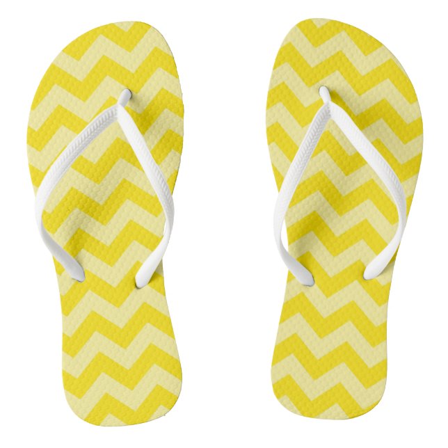 Tongs Chevrons d'humeurs jaune or marocain (Semelle)