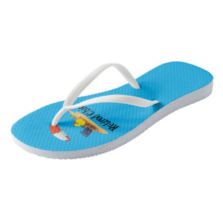 Tongs Chick retraité...Design mignon et coloré