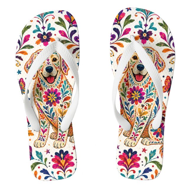 Tongs Chien d'art Otomi (Semelle)