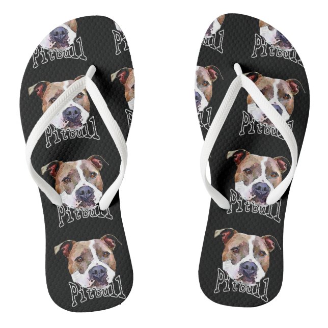 Tongs Chien de Pitbull (Semelle)