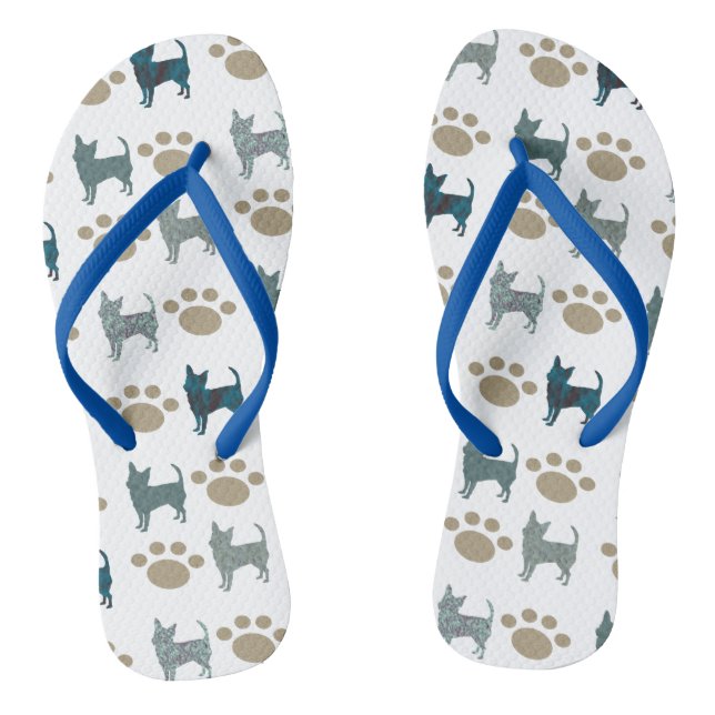 Tongs Chihuahua et Paw Flip Flops (Semelle)