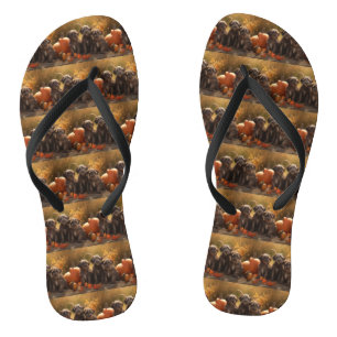 Tongs Chiots Griffon à poil dur Pointer Automne