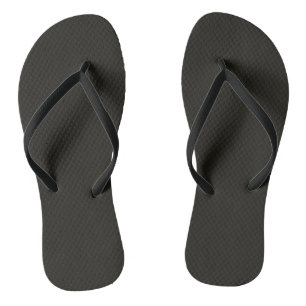 Tongs Chocolat noir (couleur solide)